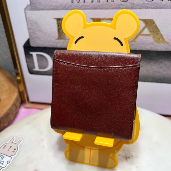 Cartier Wallet Purse Coin Purse Mastline Red leather Woman Authentic EUC - Picture 8 of 13